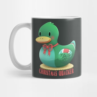 Christmas Quacker holiday pun Mug